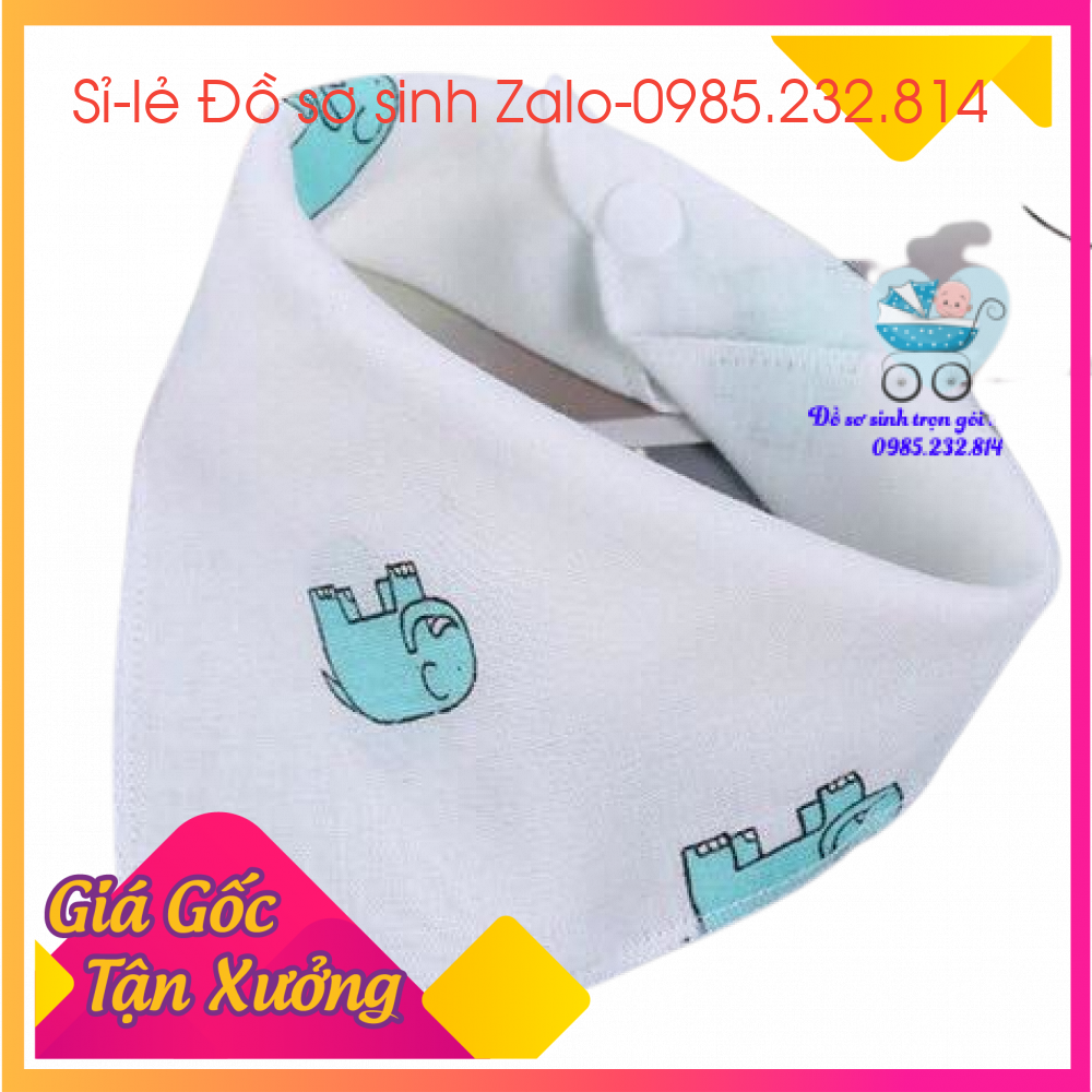 10 yếm xô khuy bấm cho bé