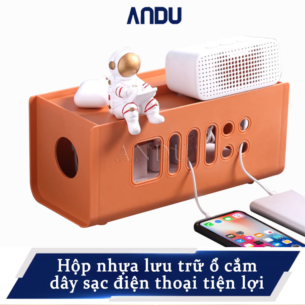 Hộp đựng ổ cắm điện, hộp lưu trữ dây điện, bảo vệ ổ cắm phòng chống, ngăn chặn bé nghịch ổ điện