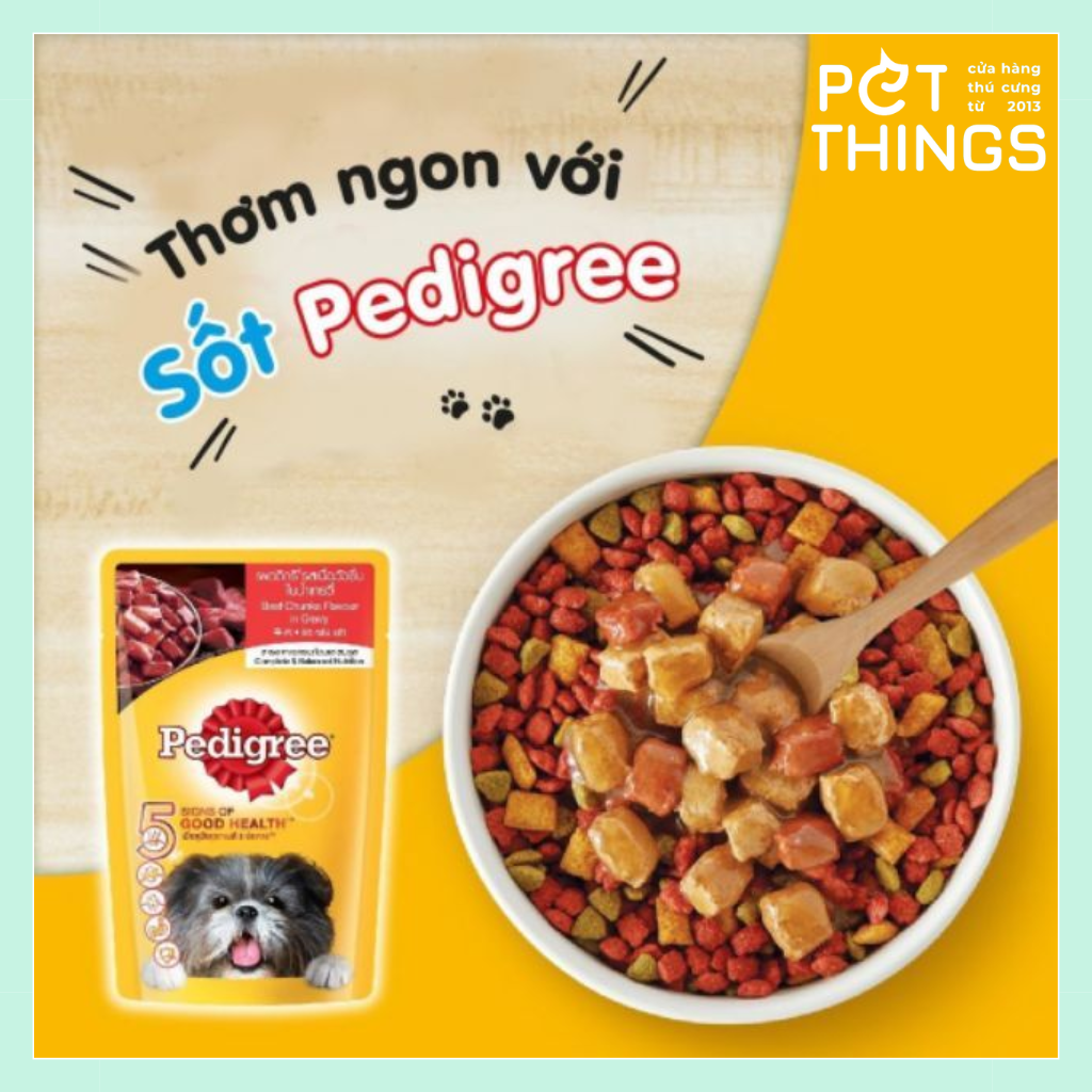 Pedigree Pouch Wet Dog Food 130g
