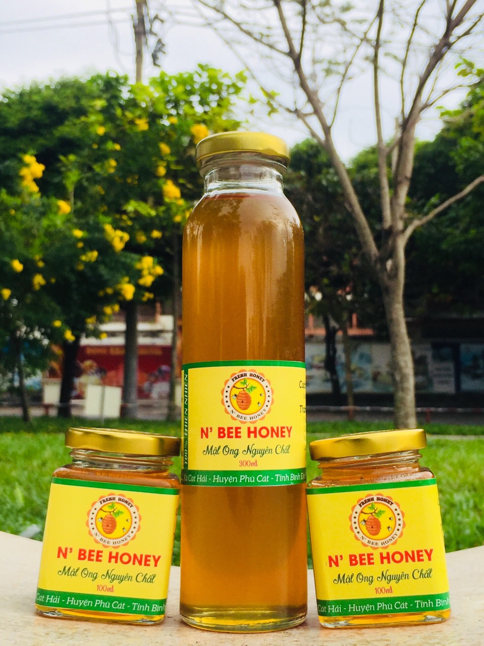 Mật ong nguyên chất Núi Bà - chai 350ml