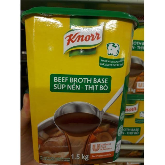 Súp nền thịt bò Knorr 1.5kg