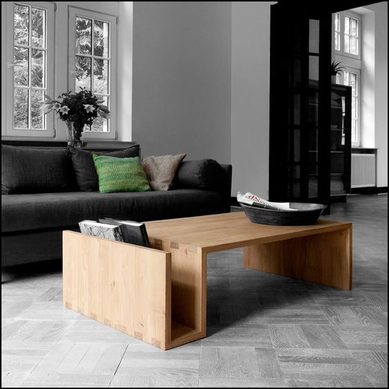 Bàn trà/bàn sofa gỗ công nghiệp Flows 100*50*45cm