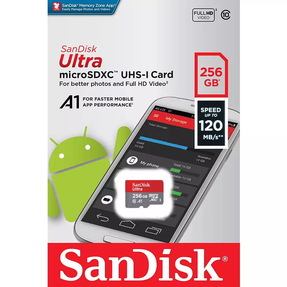 Thẻ nhớ sandisk micro sdxc ultra 200gb