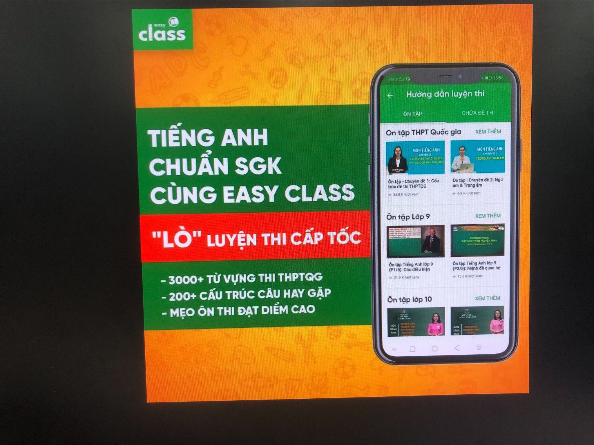 Thẻ học tiếng anh trọn đời Easy Class