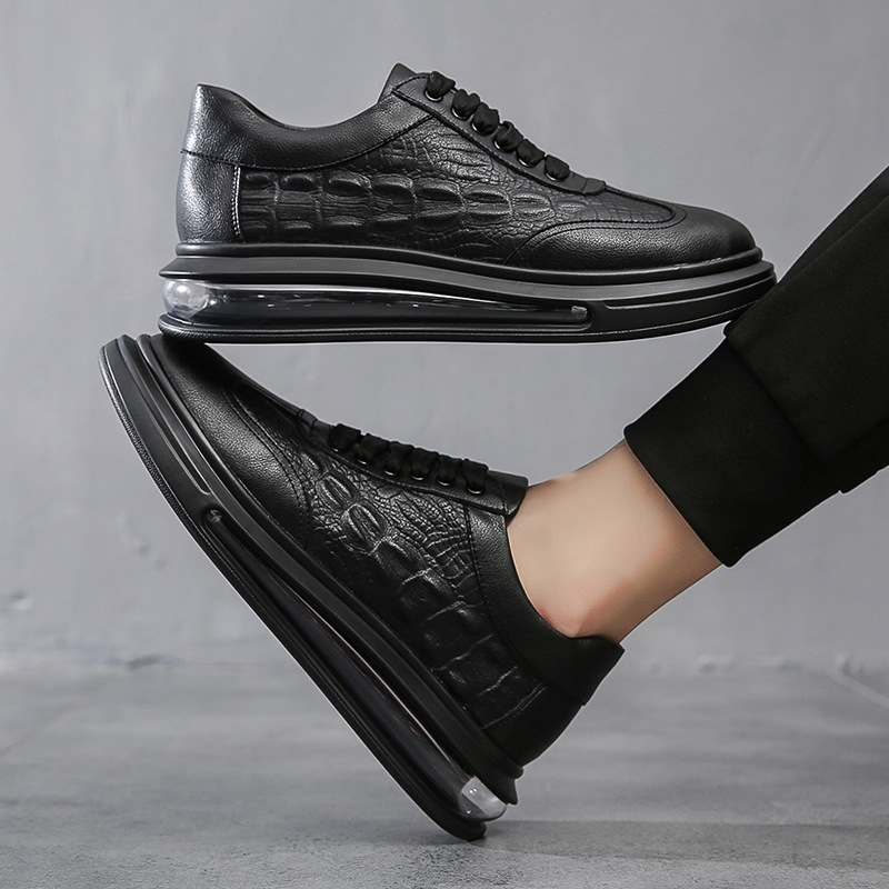 [DA THẬT] Giày Sneaker MC.Q Dập Vân Cá Sấu New 2021 - Fullboxx
