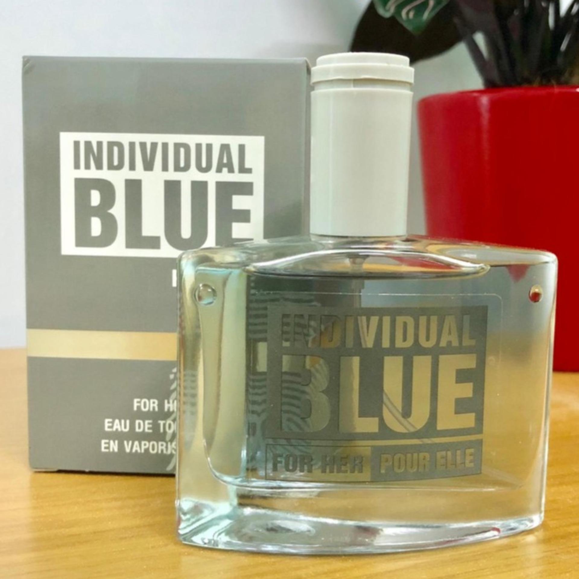 Nước Hoa Cho Nữ INDIVIDUAL BLUE Pour Elle 50ml (Bạc)