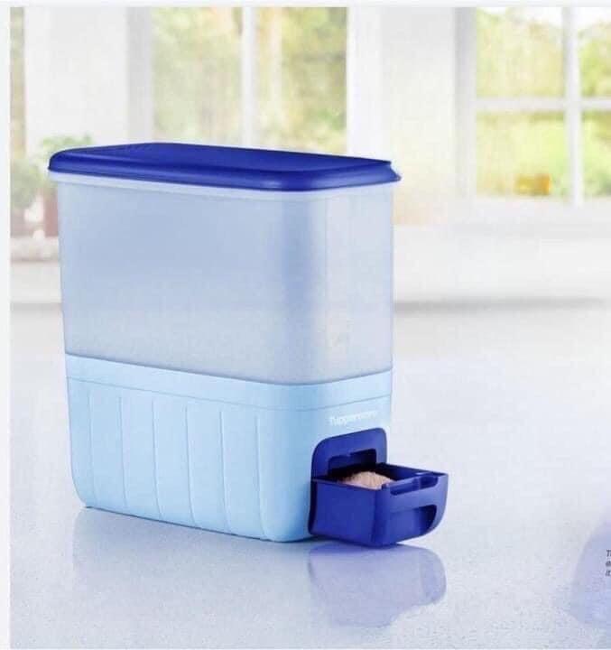 Thùng Gạo Tupperware Ricesmart Aqua 10kg - Tupperware Mall Chợ Lớn