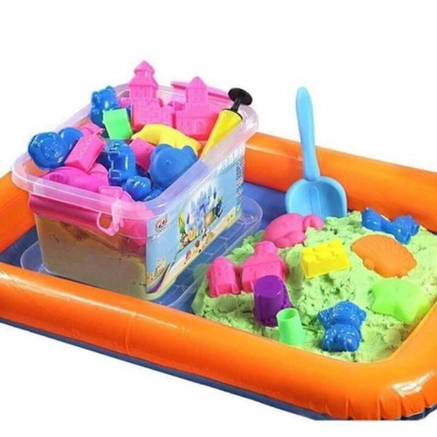 Bộ Đồ Chơi Cát Động Lực Cho Bé Kèm Phao Và Hộp Đựng