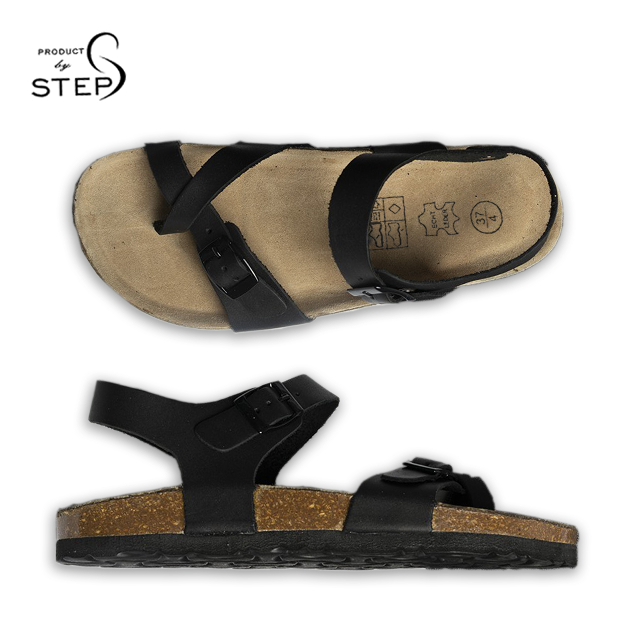 [Sandal] Giày đế trấu Unisex Da thật xỏ ngón (size 35-45)