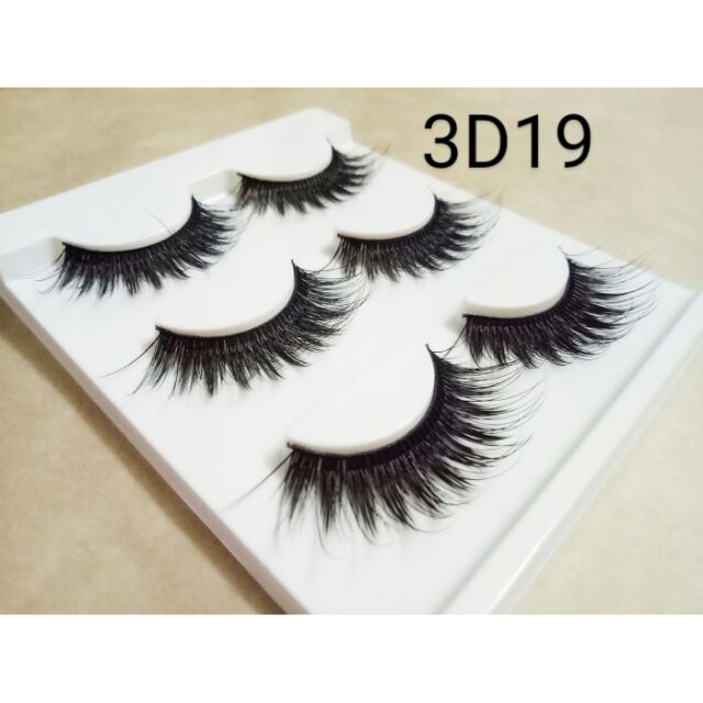 Lông mi giả 3D - lông mi chồn nhiều mẫu