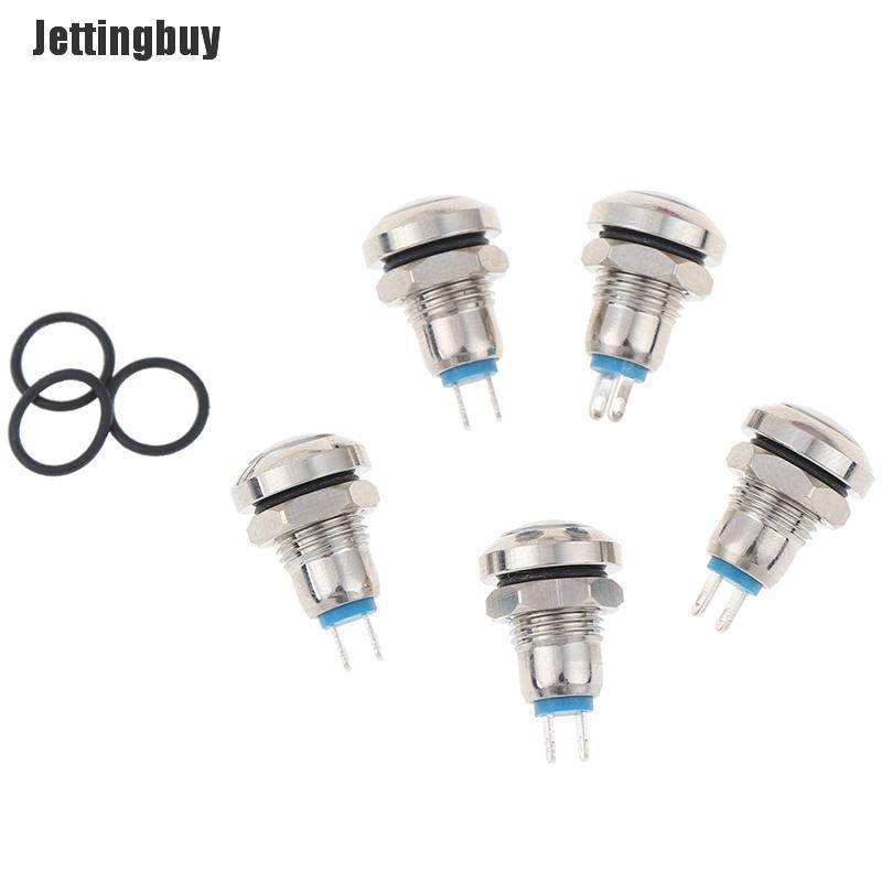 Jettingbuy 8mm mini metal push reset button switch on off high head switch push button