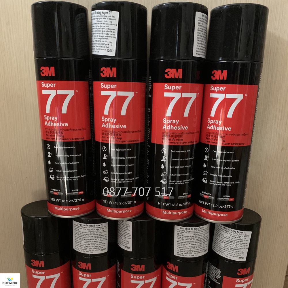 KEO XỊT 3M SUPER 77