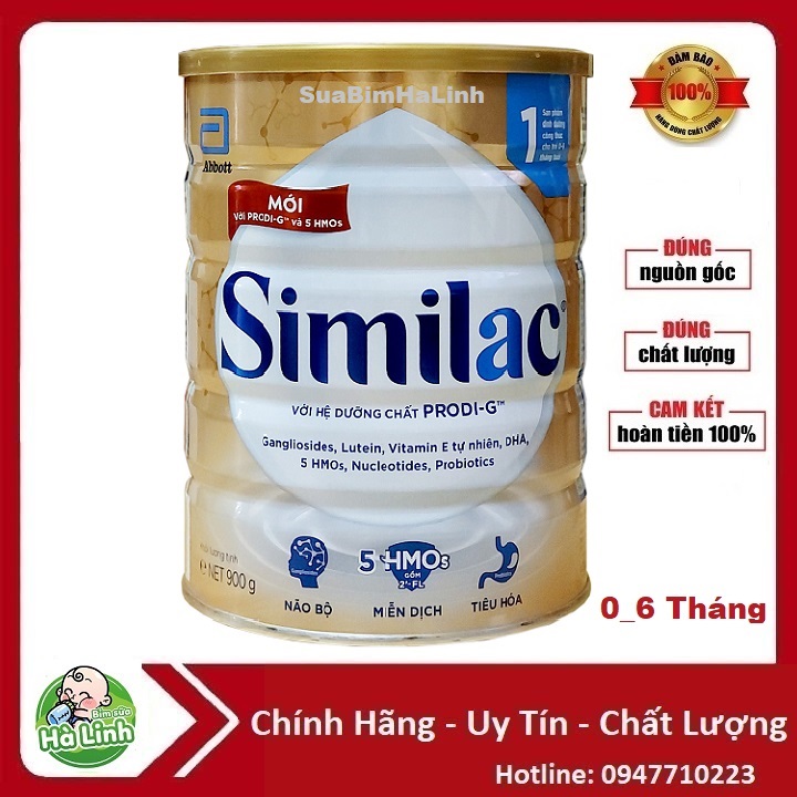 Sữa Bột abbott similac 1/2/3/4 900g (Date 2026)