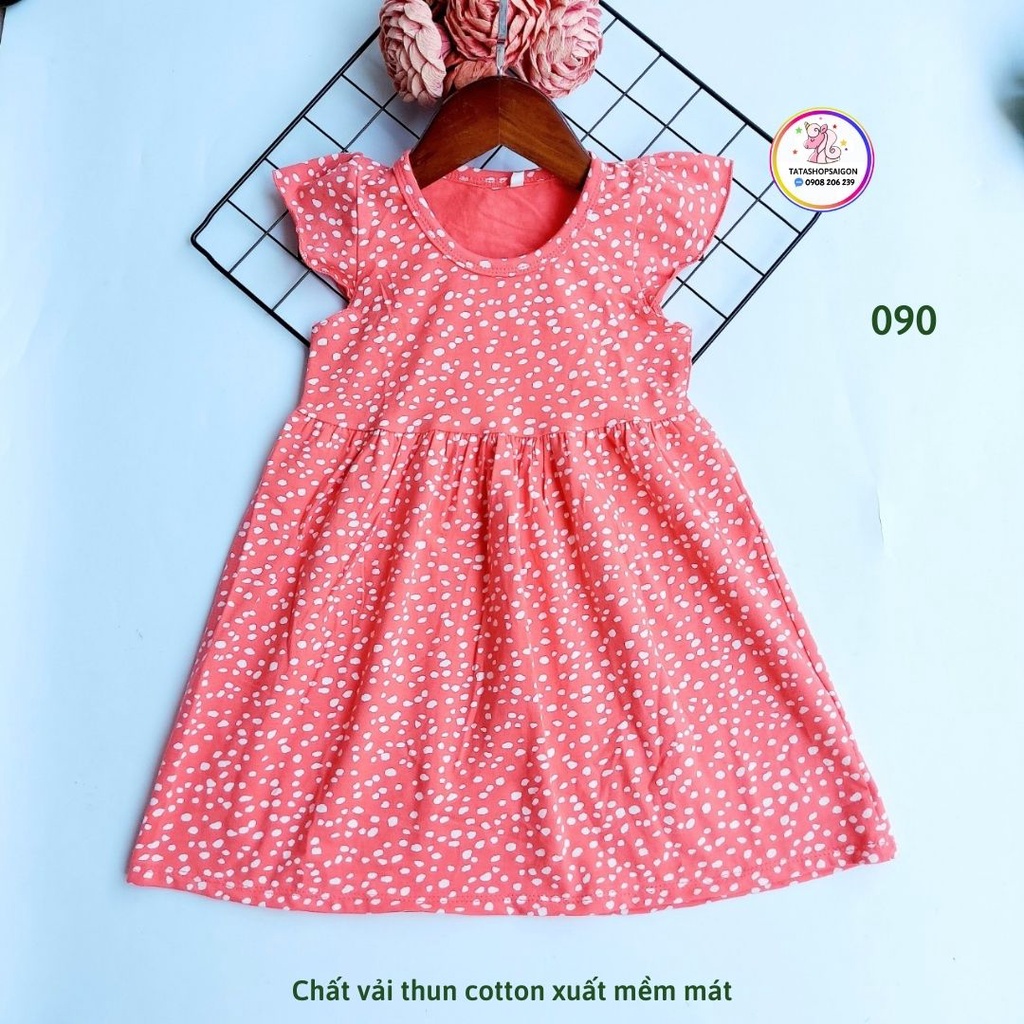 Váy bé gái mặc nhà cotton mát 090
