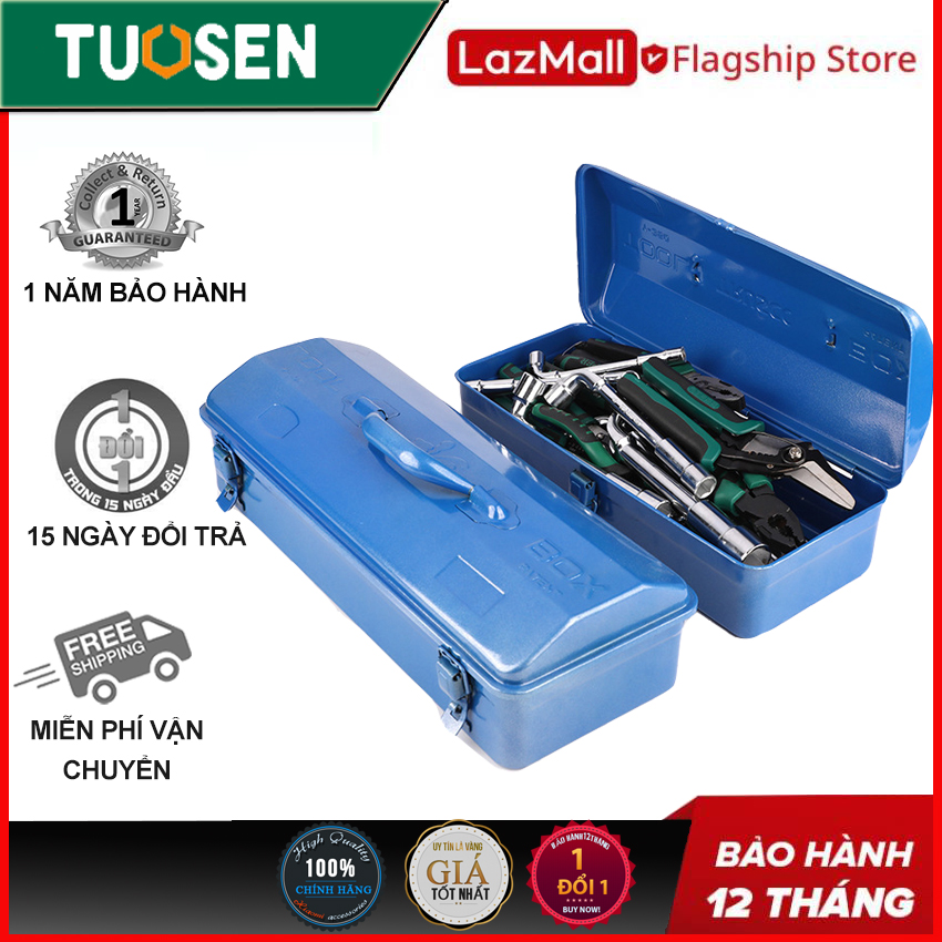 Hộp đựng công cụ bằng chất liệu thép tấm dày, thùng đựng dụng cụ đồ nghề TUOSEN