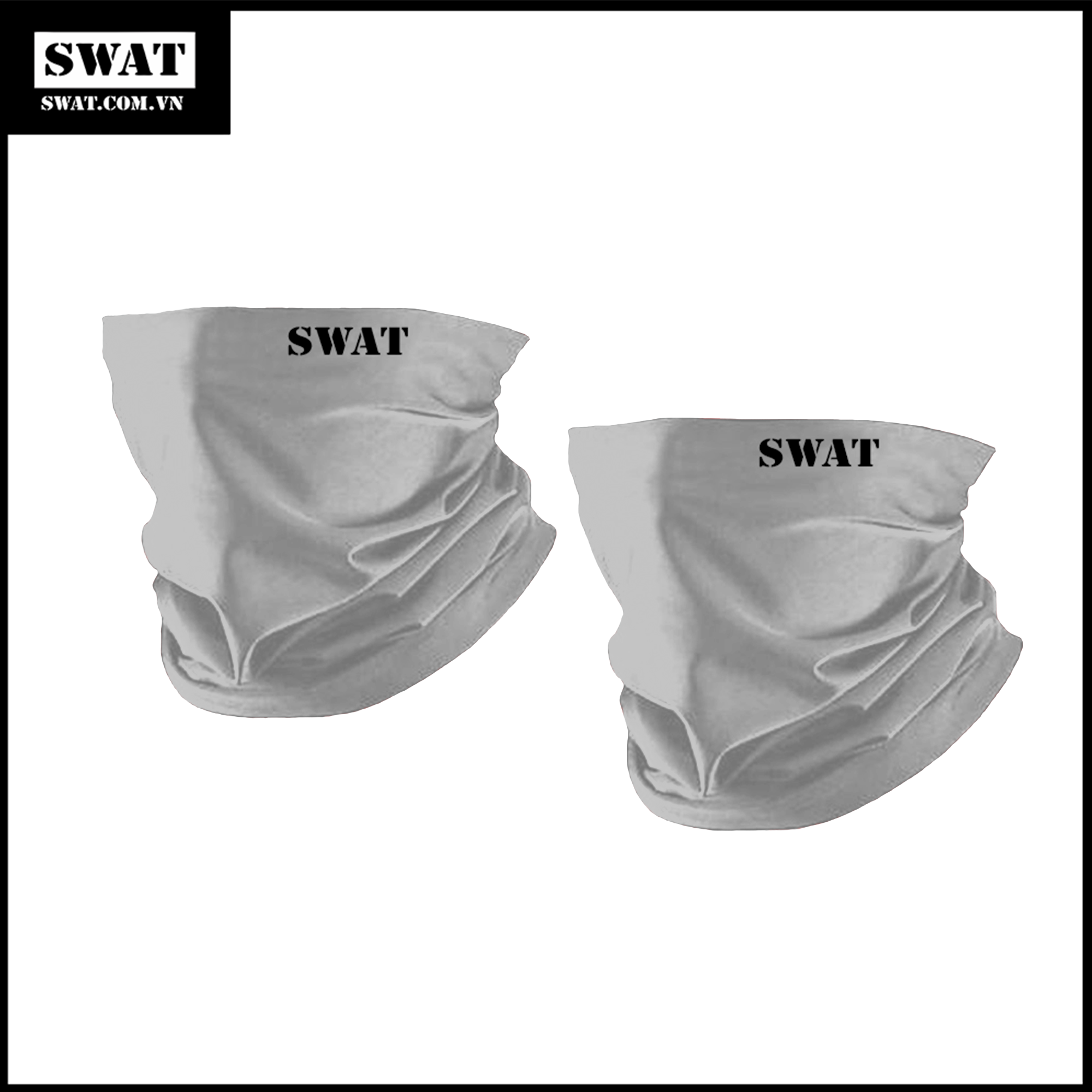 Khăn SWAT đa năng màu xám vải co dãn thoáng khí