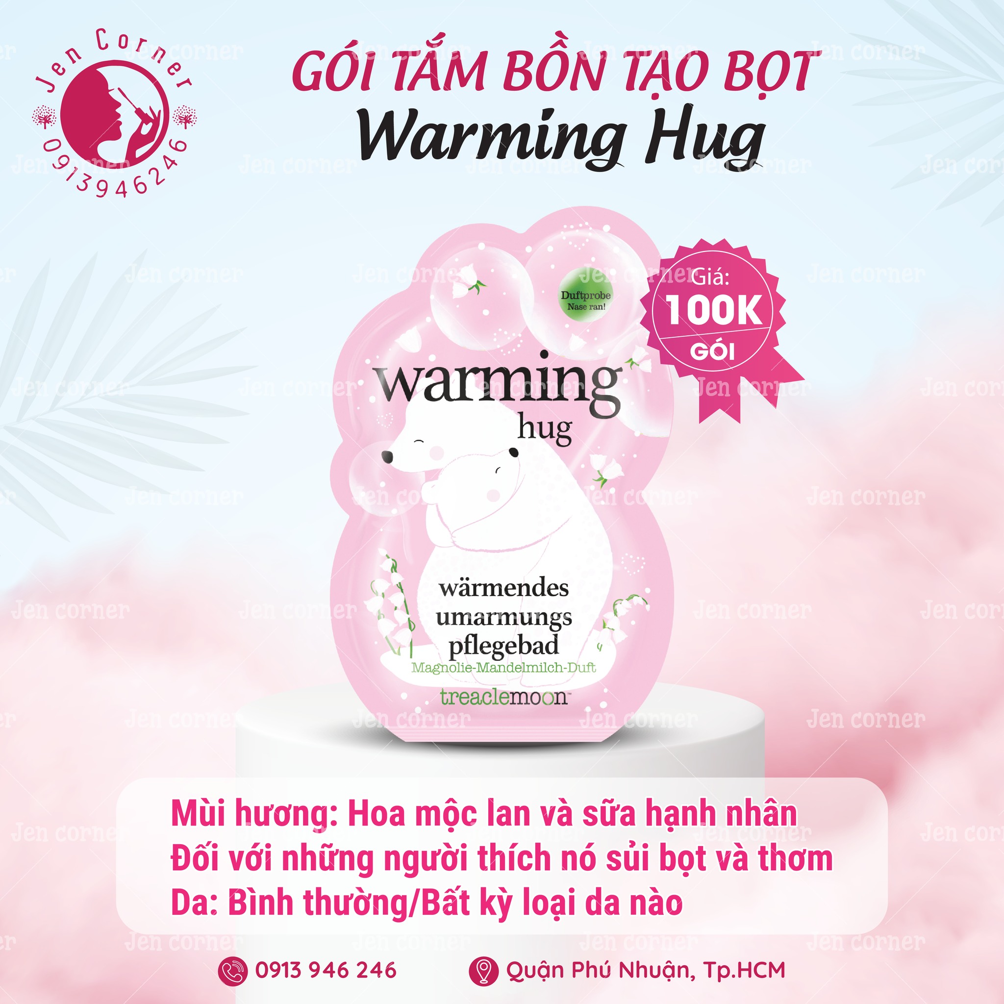 [Có sẵn] Gói tắm bồn tạo bọt Treaclemoon
