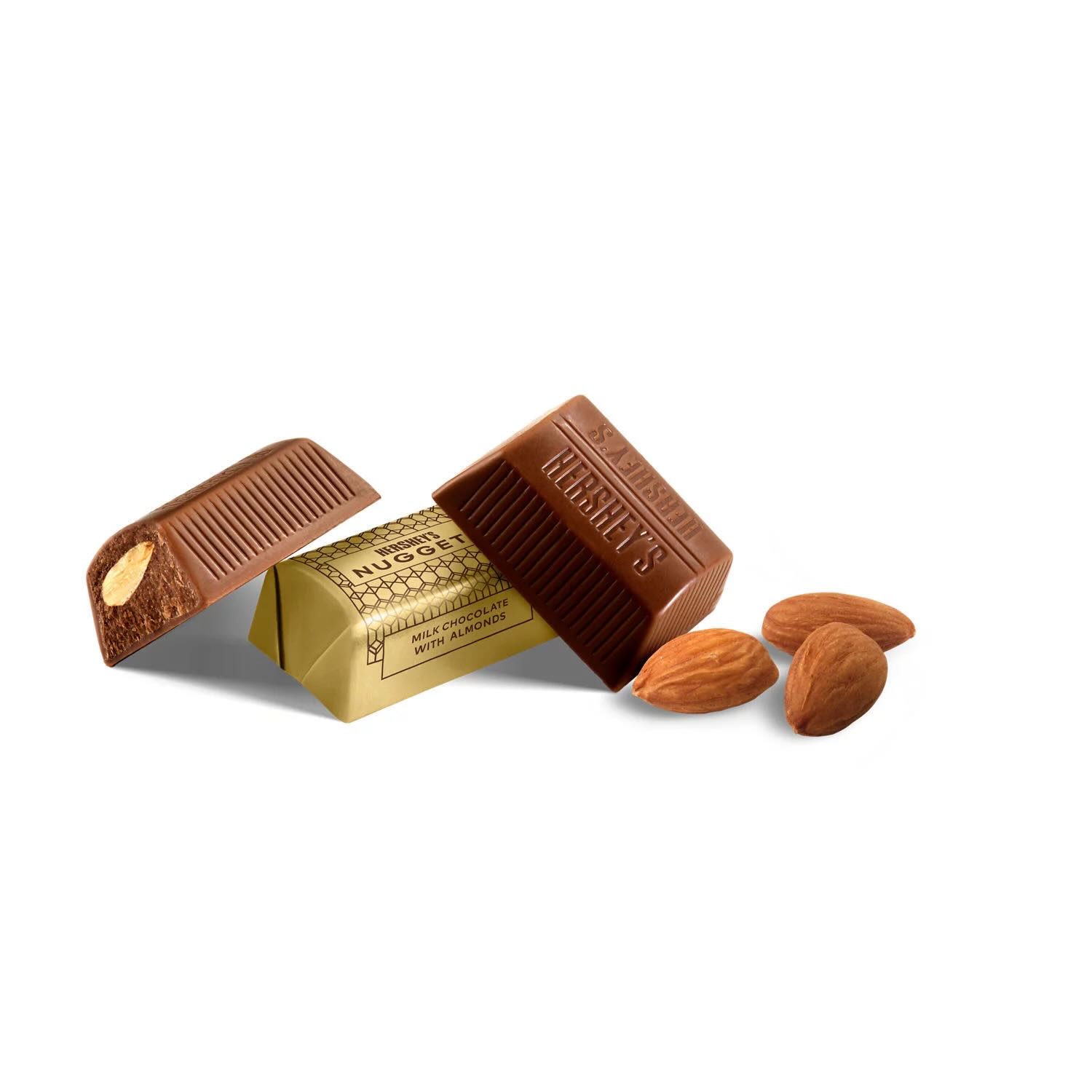 Socola Hershey Vuông Sữa Hạnh Nhân Lớn - Socola Mỹ