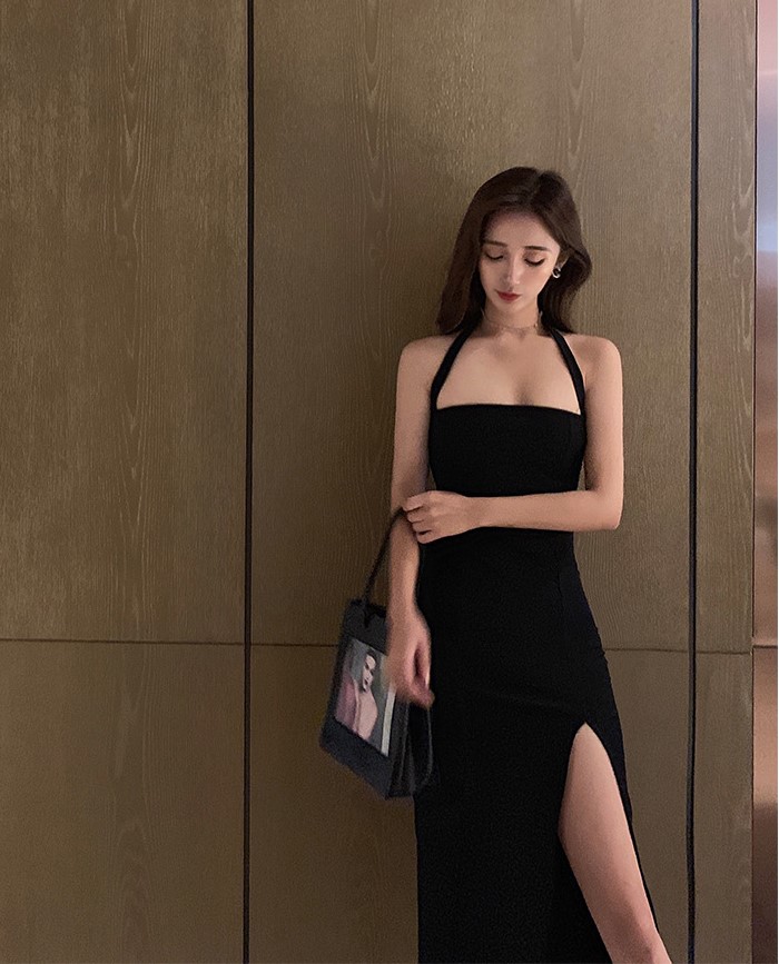 Váy trơn dài cao cấp Quảng Châu