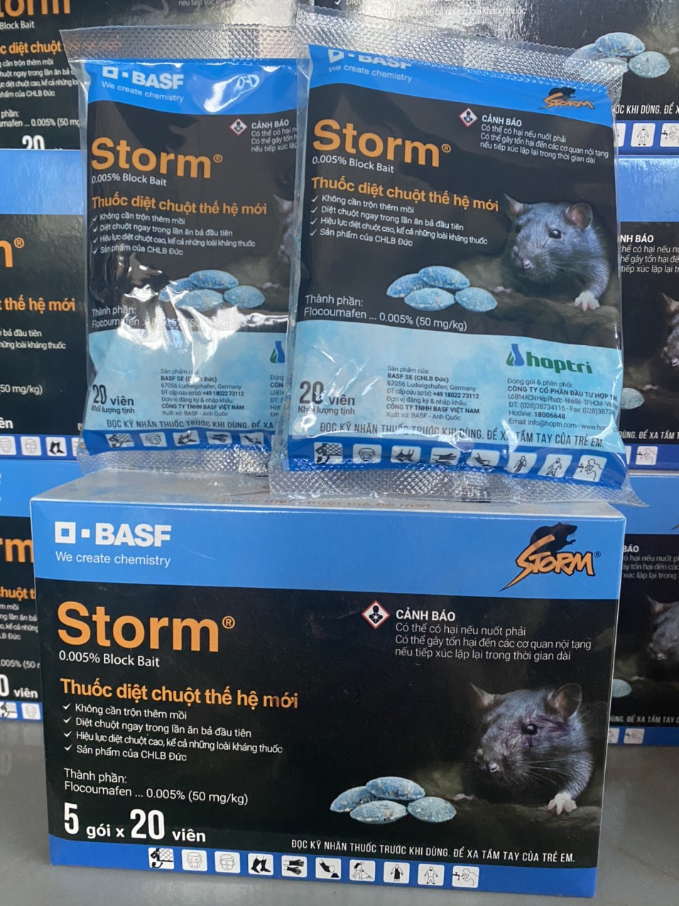 Thuốc Diệt Chuột Dạng Viên STORM