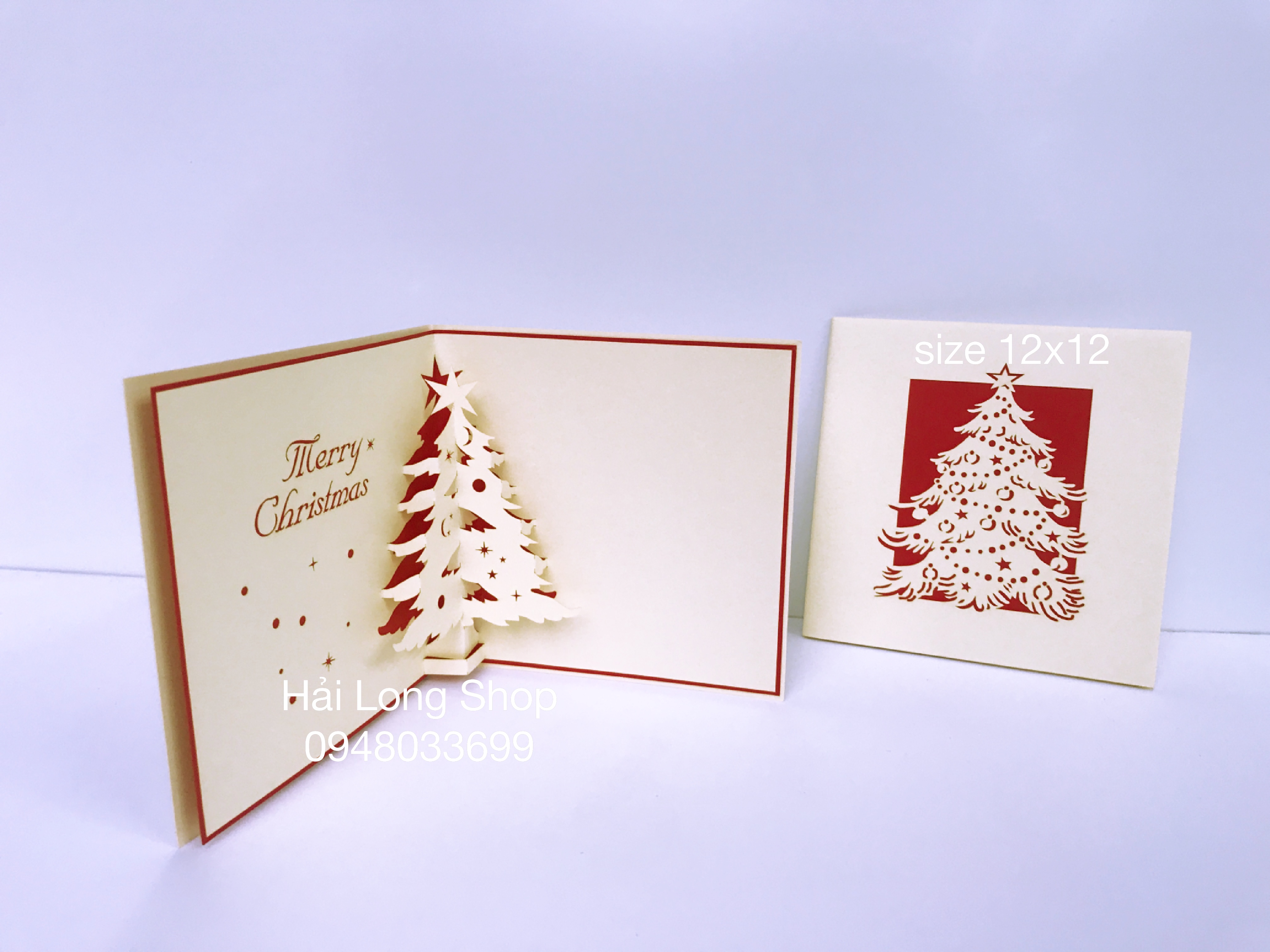 Cây Thông 6 - Noel - Thiệp 3D