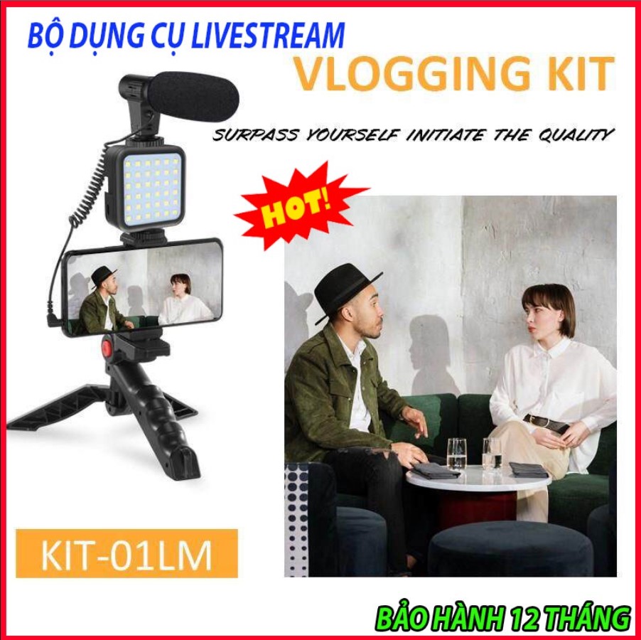 Gimbal | Tay cầm chống rung cho điện thoại, máy ảnh,Gimbal chống rung điện thoại - Tay cầm chống rung kèm micro đèn led chụp ảnh đầy đủ công năng.