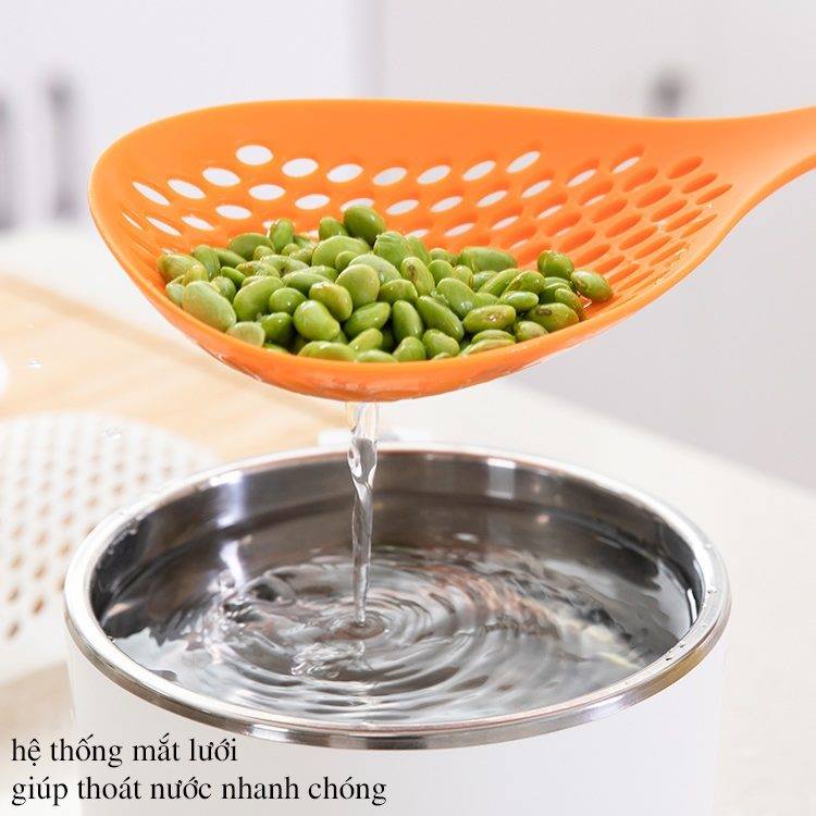Muỗng Lưới Vớt Đồ Ăn, muôi thủng