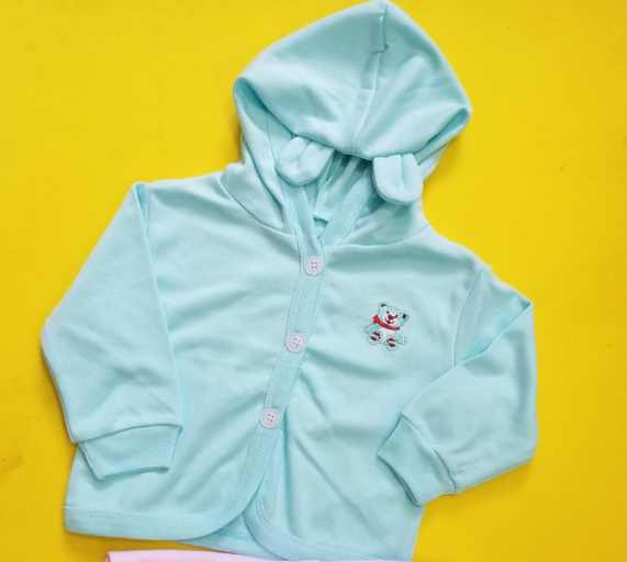 Áo khoác có nón cho bé chất cotton