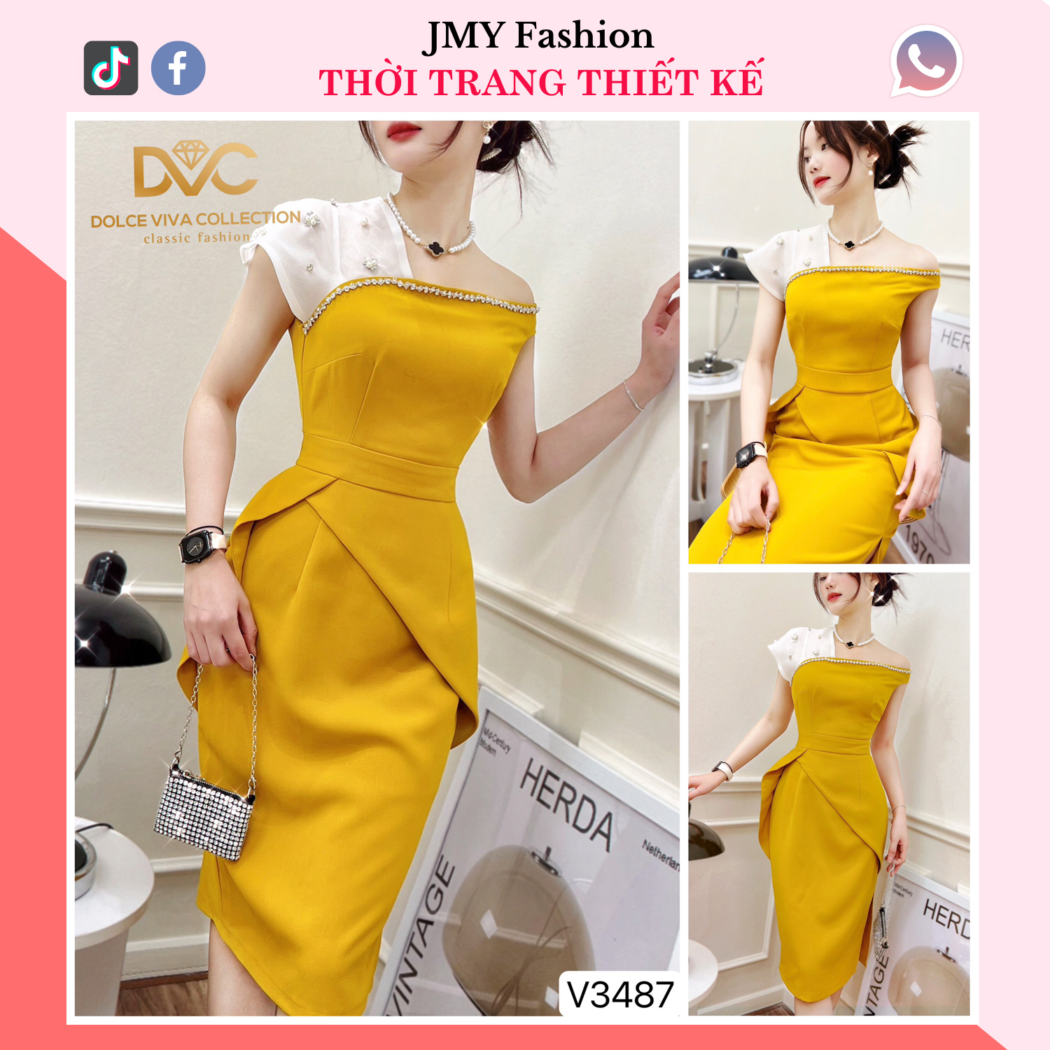 Váy Vàng Trễ Vai giá rẻ Tháng 3,2024|BigGo Việt Nam
