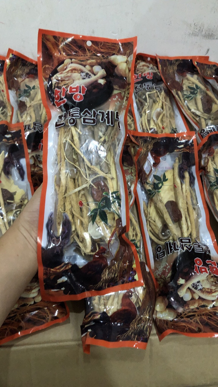 Set sâm hầm gà - Gia vị hầm gà