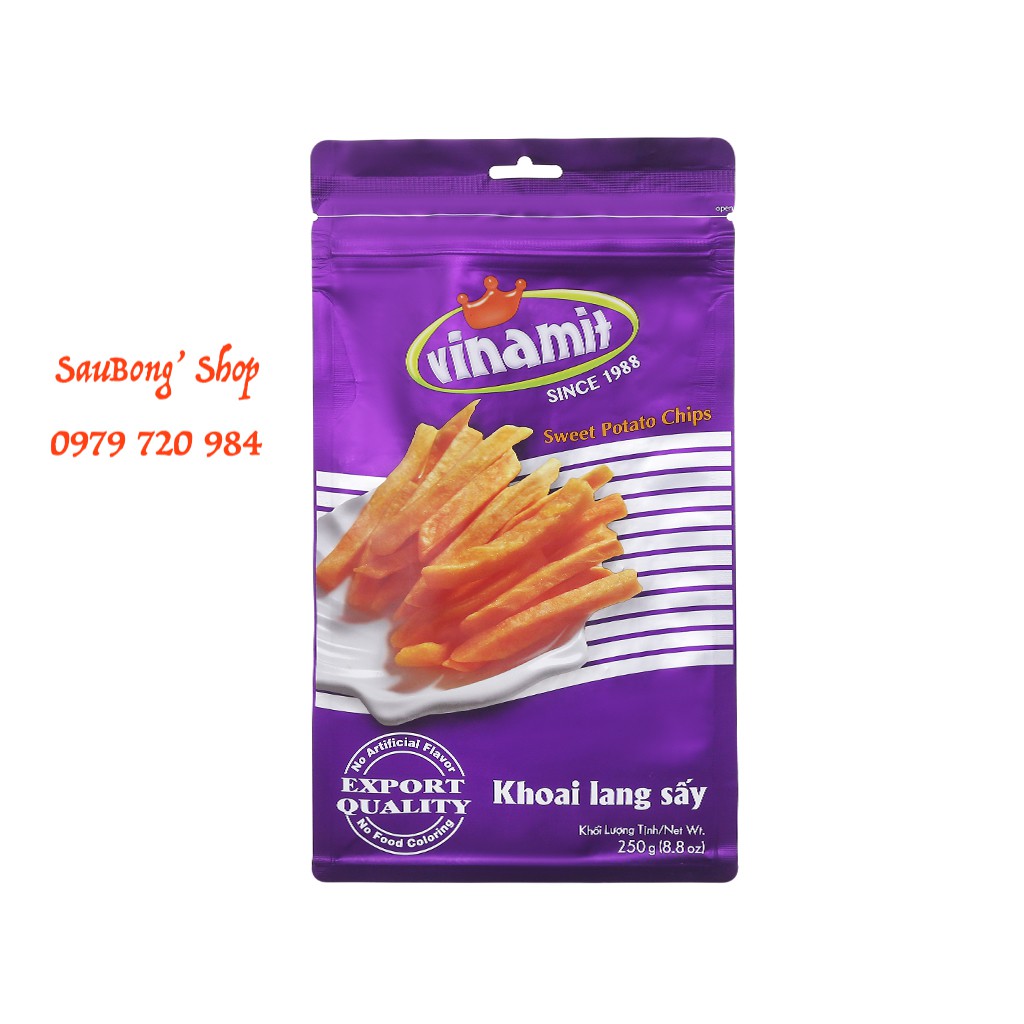 Khoai Lang Sấy VINAMIT 250g (gói)