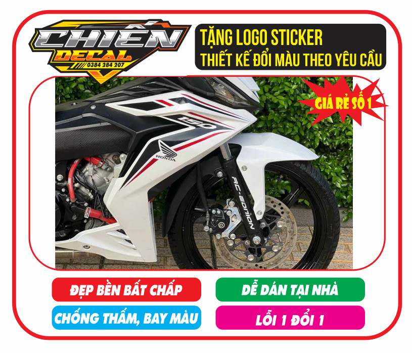 Tem rời winner V1 mẫu zin trắng đen (tem 3 lớp)