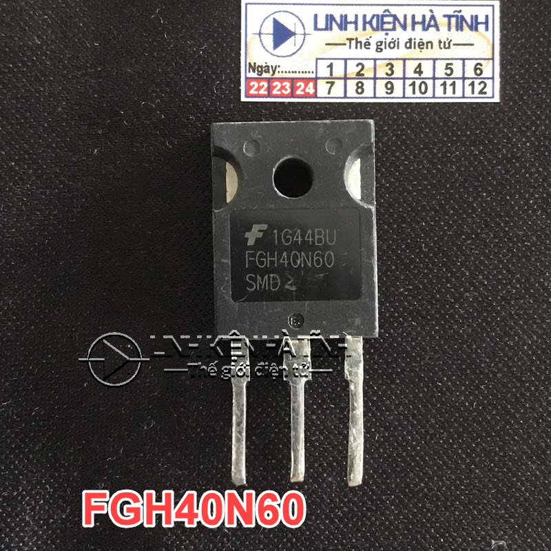 Igbt máy hàn fgh40n60 smd 40n60 40a 600v tháo máy