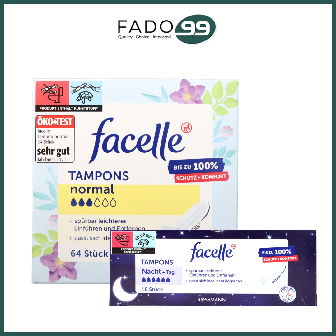 Tampons/Băng vệ sinh dạng nút Facelle Nhập khẩu Đức