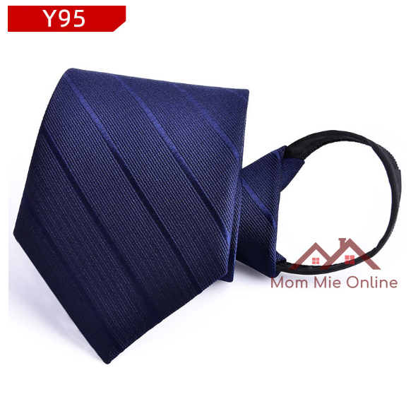 [HCM]Cà vạt nam bản 8cm THẮT SẴN có dây kéo hoặc TỰ THẮT vải dày cao cấp sang trọng
