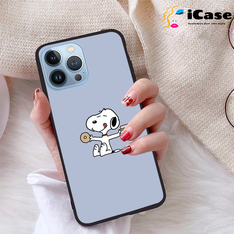 Ốp lưng iPhone 13 Pro Max viền dẻo TPU BST Snopy