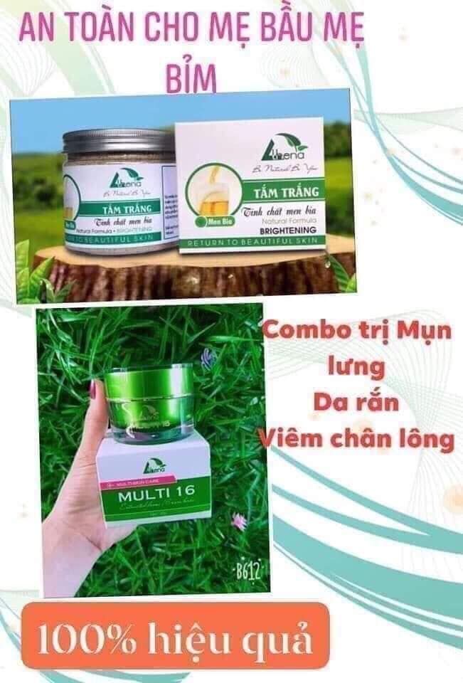 Combo da vẩy rắn, viêm chân lông,mụn lưng dưỡng ẩm da