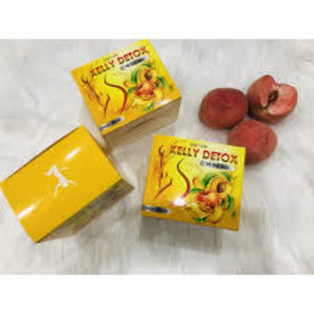5 HỘP TRÀ ĐÀO KELLY DETOX (chính hãng)