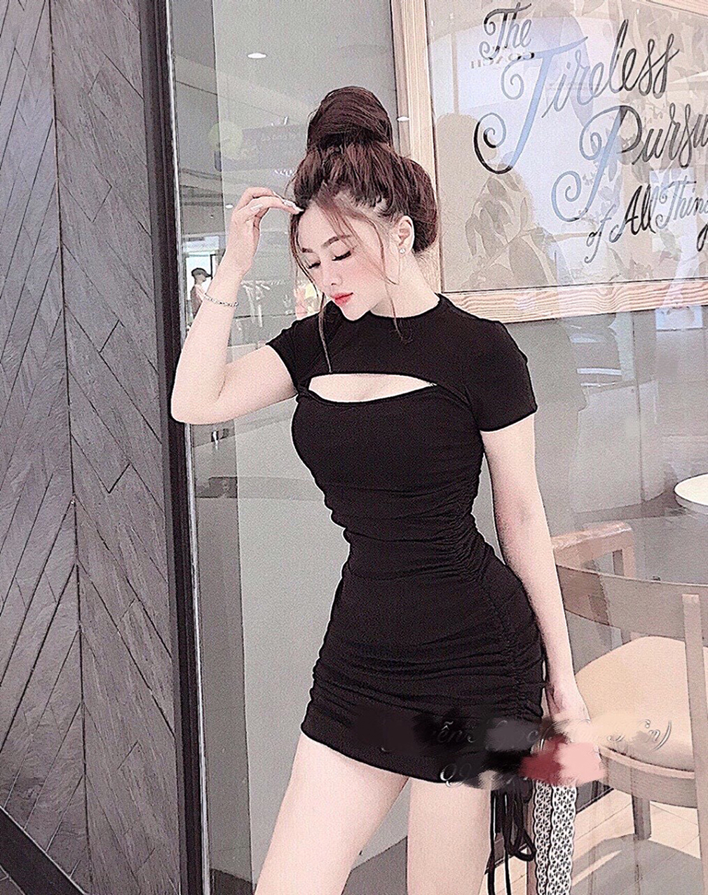 [HCM]Đầm body hở ngực dễ thương