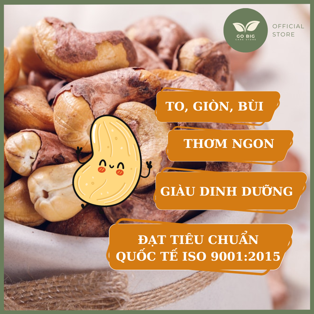 [Hạt điều cao cấp chuẩn quốc tế ISO 9001] Hạt Điều Cao cấp Lụa Rang Muối STP 200g