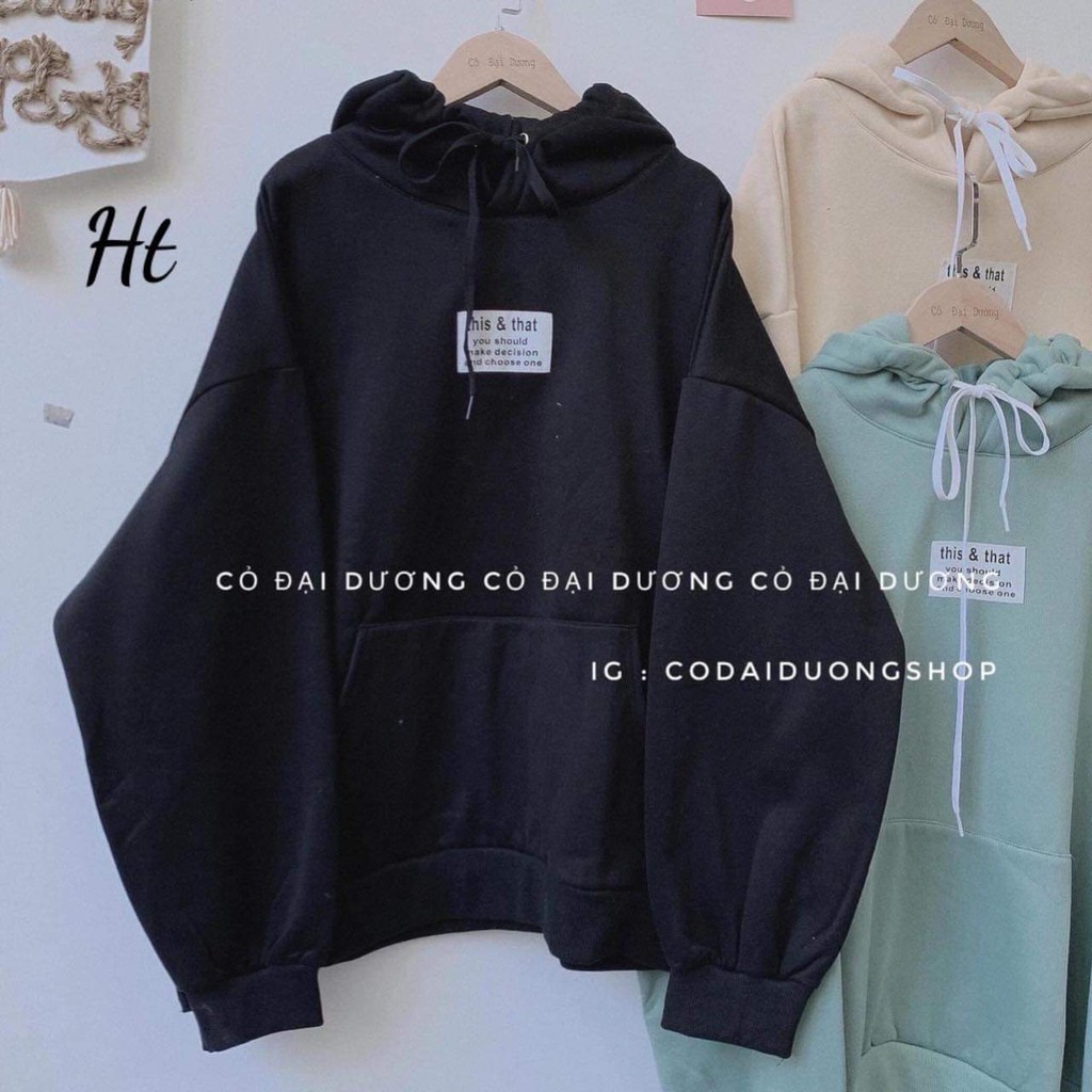 Áo hoodie in 5d This That HTH1120