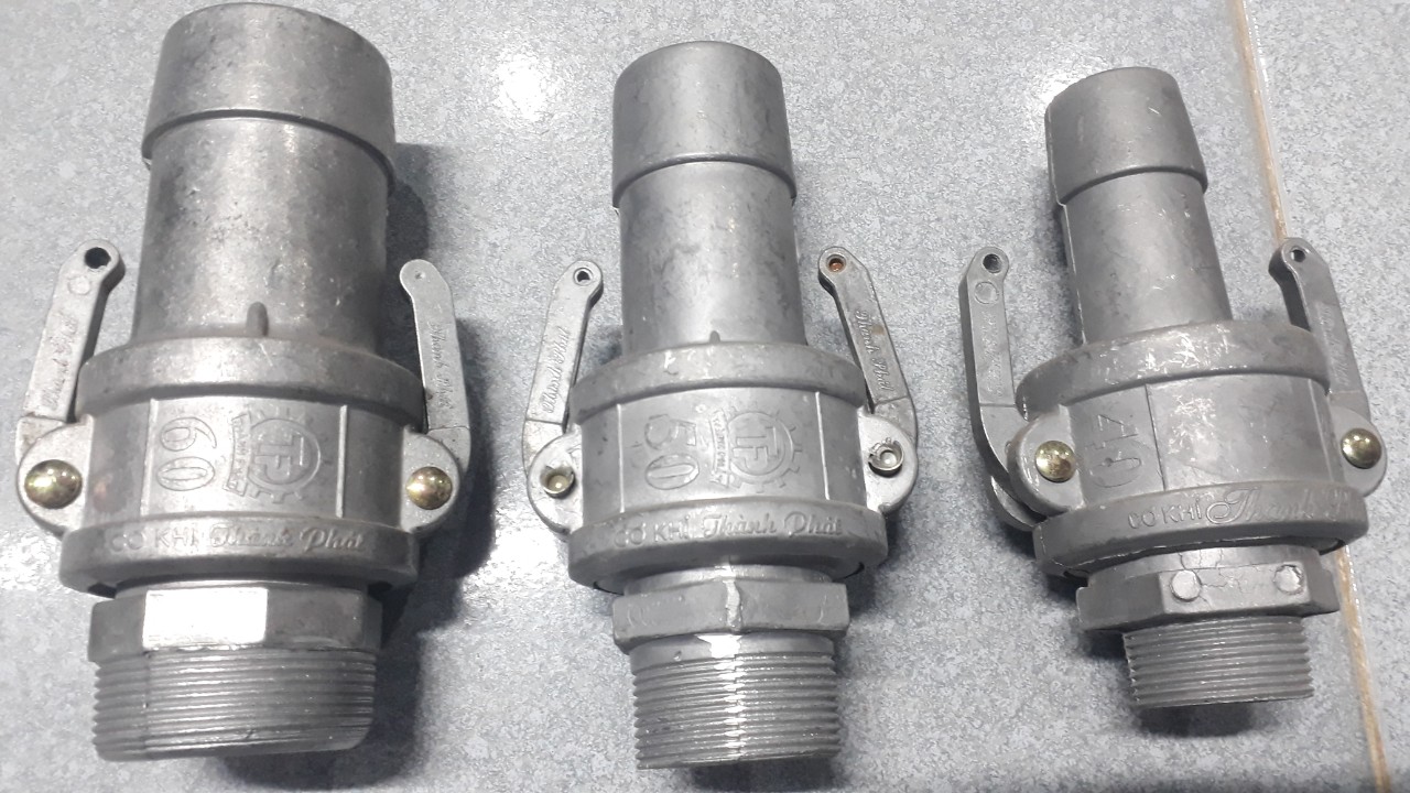 khớp nối nhanh phi 40 phi 50 phi 60 cùm nhôm