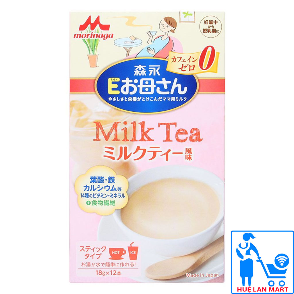 Sữa Bà Bầu Morinaga Hương Trà Sữa - Hộp Giấy 216g (Dành cho phụ nữ mang thai và cho con bú)