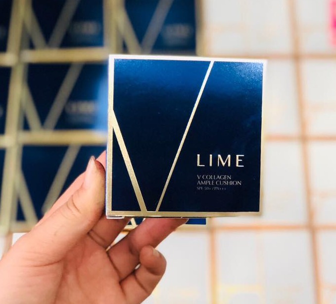 Phấn nước Lime V Collagen Ample Cushion SPF 50+ PA+++