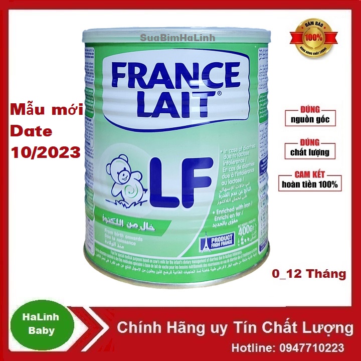 Sữa France Lait LF 400g Dành cho trẻ tiêu chảy.