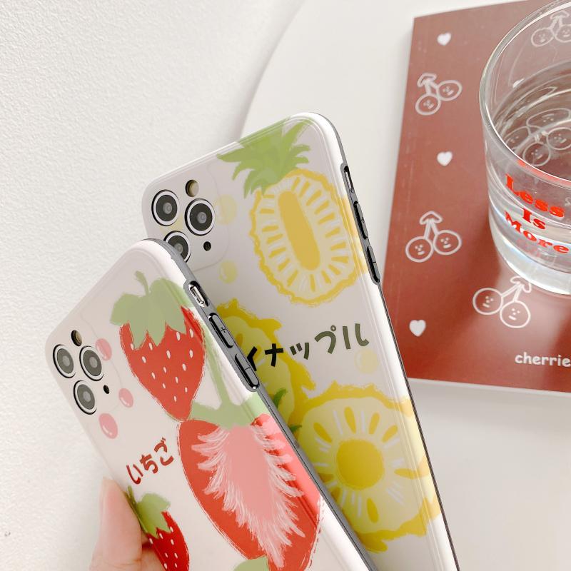[ SALE LỖ ] Ốp Lưng Silicon IMD Bảo Vệ Camera Fruits