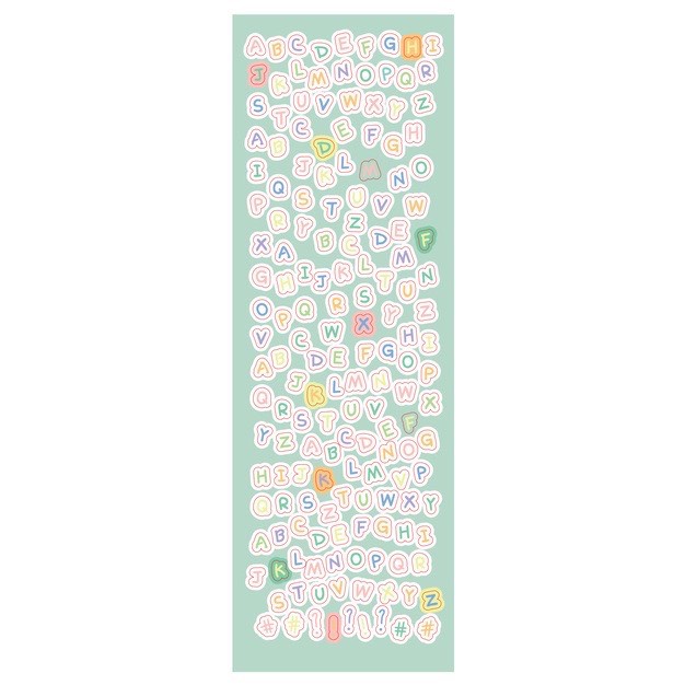Sticker chữ cái - alphabet stickers