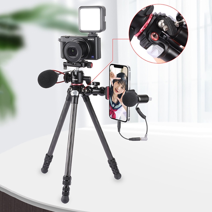 TRIPOD MÁY ẢNH VÀ ĐIỆN THOẠI CARBON ULANZI MT-21