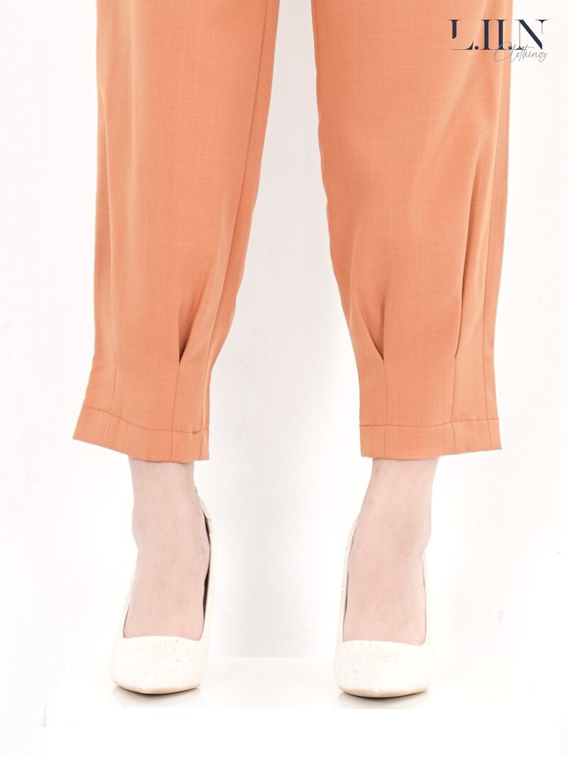 Quần baggy form chuẩn màu Cam bo gấu LIIN Clothing Q3288