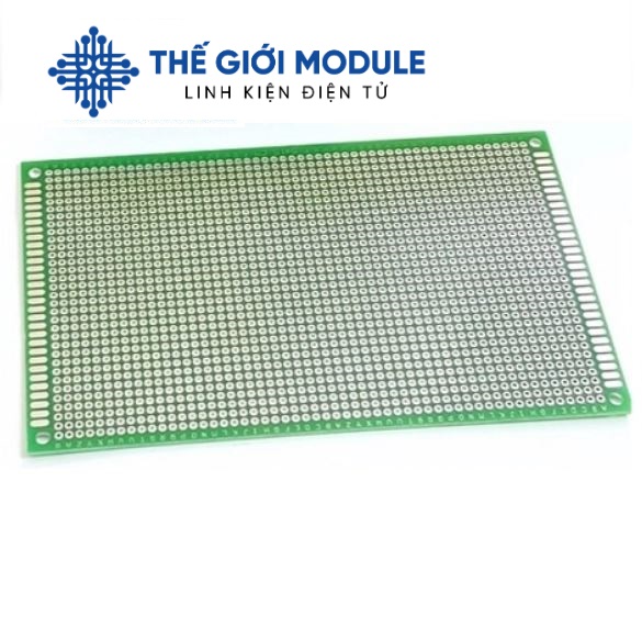 PCB đục lỗ 9x15cm Loại Tốt Phủ Xanh Một Mặt